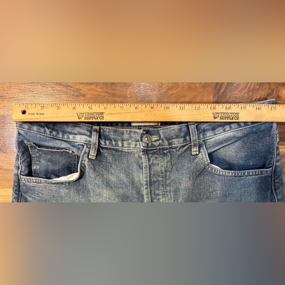 Seven For All Mankind Easy Boy Bootcut Jeans Women Size 32 Wide Leg Western - Picture 3 of 8